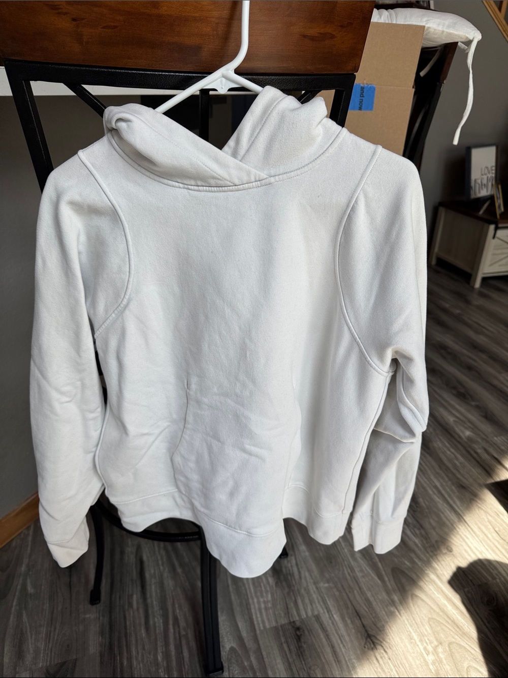 Lululemon White Women's Hoodie Sweatshirt